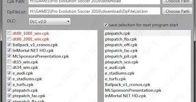 TÉLÉCHARGER DPFILELIST GENERATOR V1.5 BY BARIS PES 2016 BY BARIS 2016 TÉLÉCHARGER GENERATOR PES V1.5 DPFILELIST
