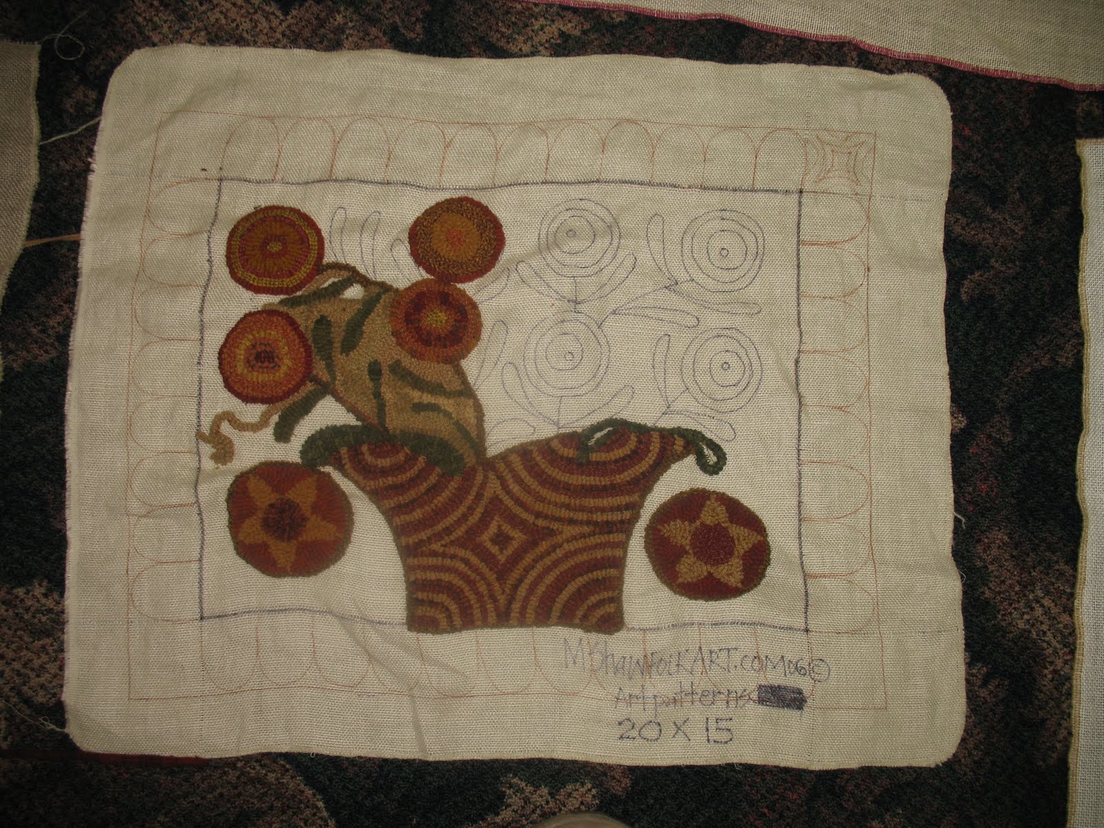 ANITA HOOKS RUGS Back from Virginia Beach