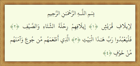 106 Teks Surat Al Quraisy Terjemah Dan Tafsir Jalalayn