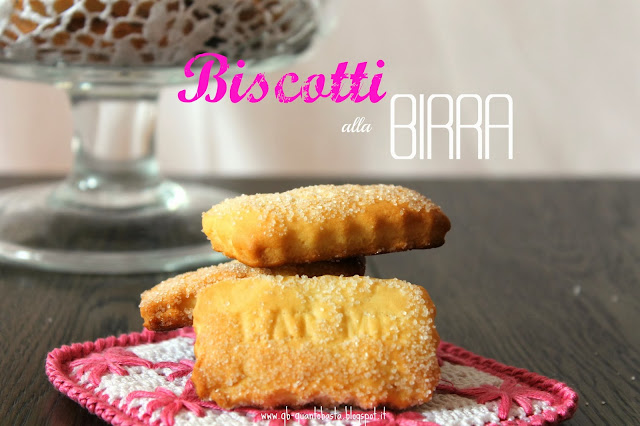 non solo da bere ma anche da mangiare..biscotti alla birra