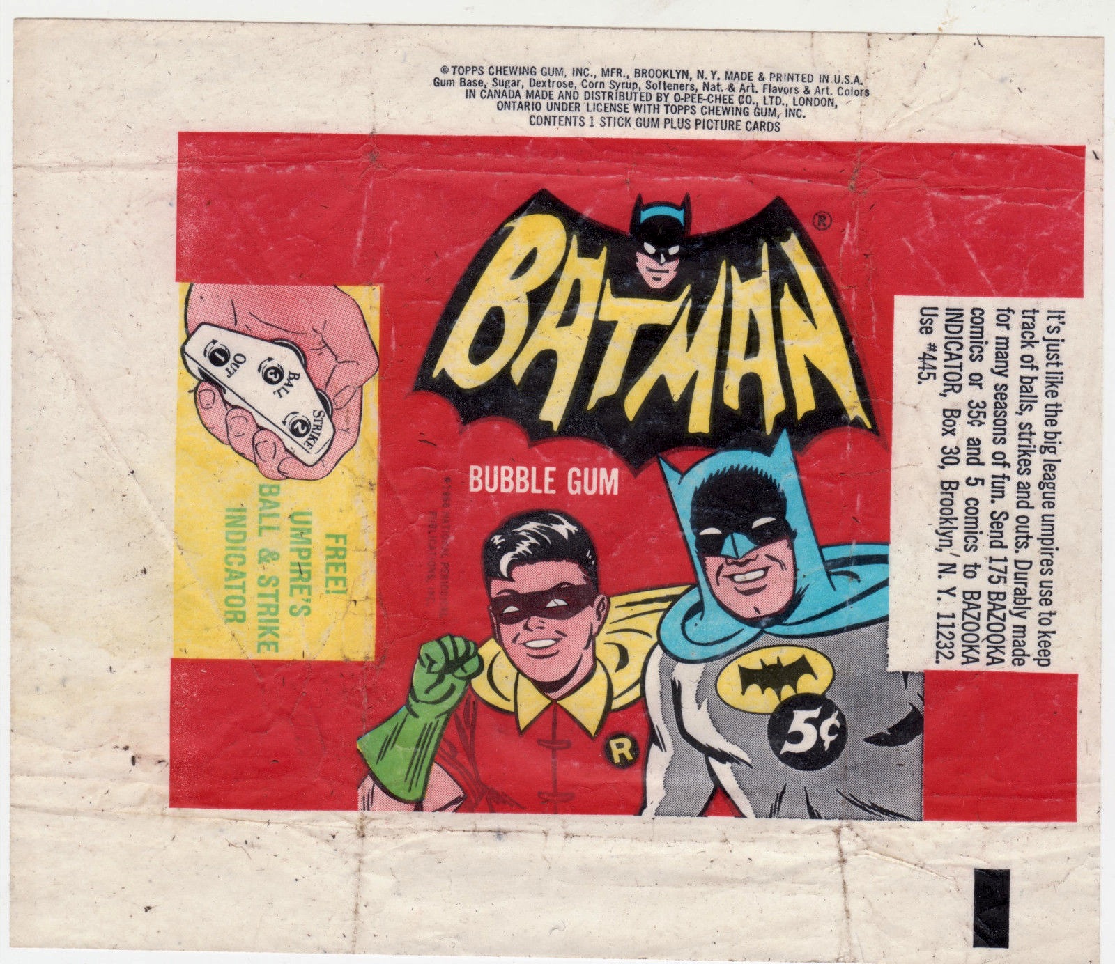Pop Culture Safari! Vintage Batman trading card wrappers