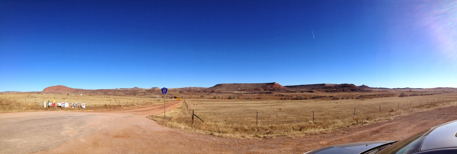 1 Guy, 1 Northwest Highway 287 between Laramie and Fort Collins