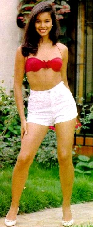 Maricielo Effio Foto de Maricielo Effio muy jovencita