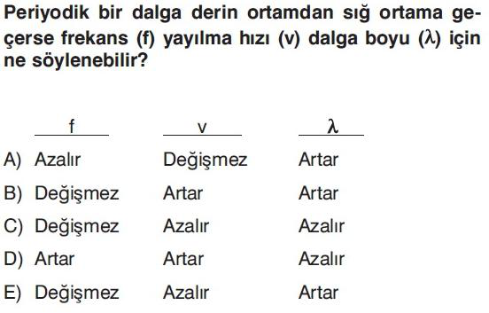 12. Sınıf Fizik 2. Dönem 1. Yazılı Soruları ve Cevapları - Nette Buldum
