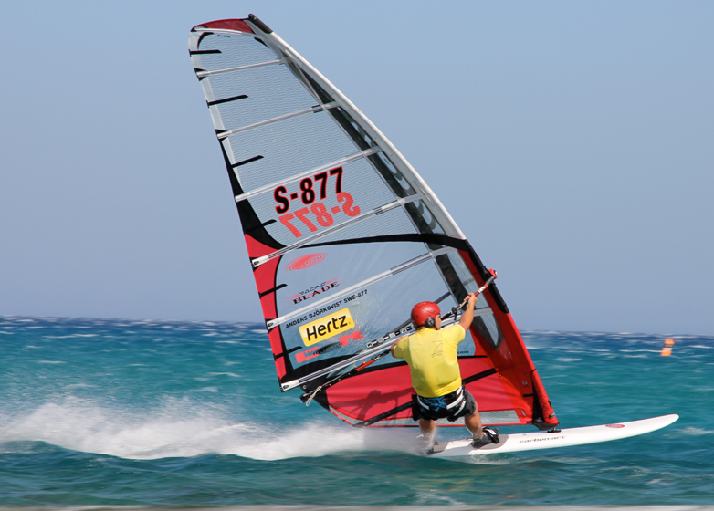 Anders BQ selling windsurfing gear