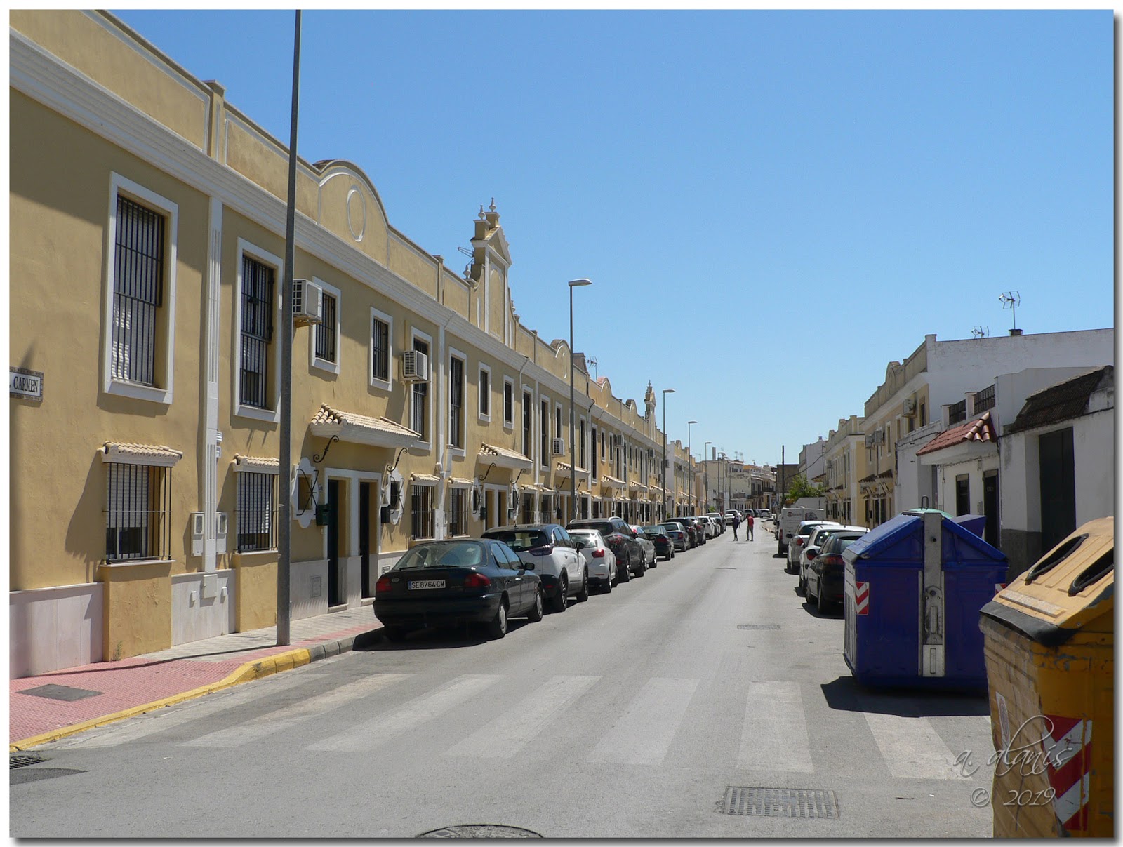 Dos Hermanas Ayer y Hoy. Calle Nuestra Señora del Carmen