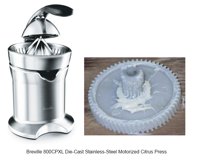 Breville 800CPXL DieCast StainlessSteel Motorized Citrus Press