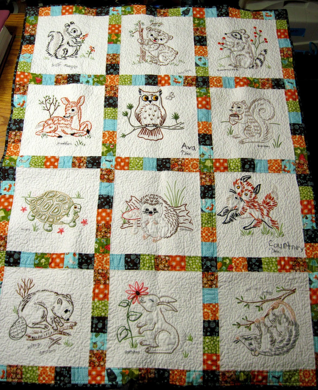 Baby Patchwork Quilt 67B