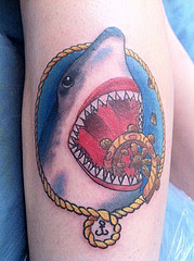 3D Shark Tattoo