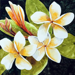 tropical watercolor flowers flower watercolour painting paintings acrylic fragrance frangrance floral nancy