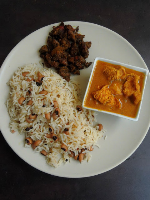 Jeera Lobia Rice, Cumin Black eyed peas Pulao Jeera Lobia Rice, Cumin Black eyed peas Pulao