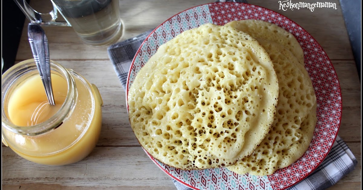 Keskonmangemaman? Baghrir ou crêpes mille trous express au blender