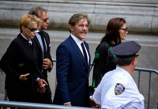 Pictures of the Stars arriving at Joan Rivers Funeral