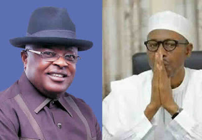 Image result for Umahi and Buhari