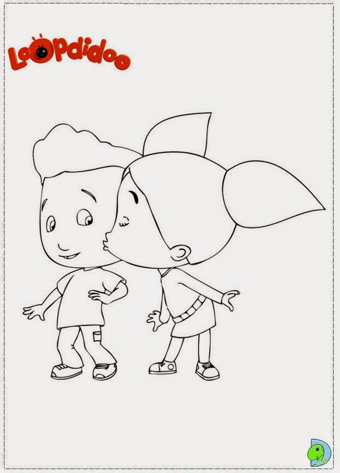 Dinokids - Desenhos para colorir: Desenhos de Loopdidoo para colorir