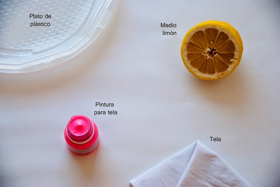 materiales necesarios estampación