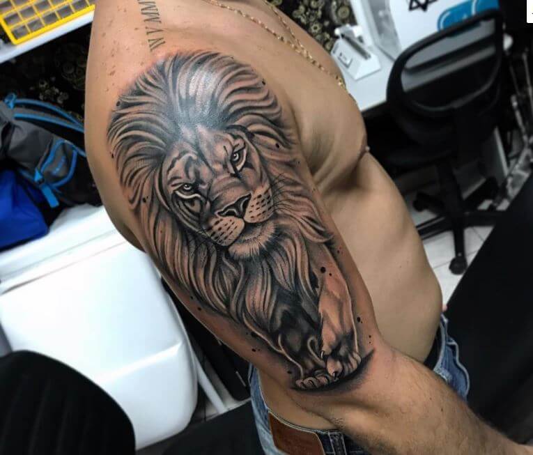 100+ Realistic Lion Tattoos For Men (2019) Tribal Traditional Designs