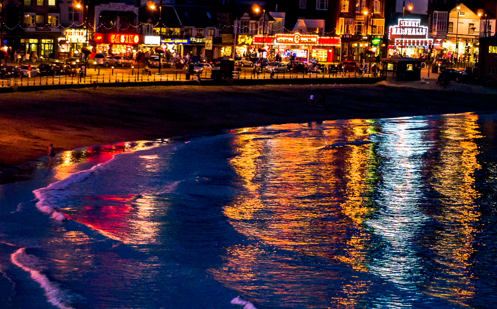 Ann Miles Blog Night lights in Scarborough