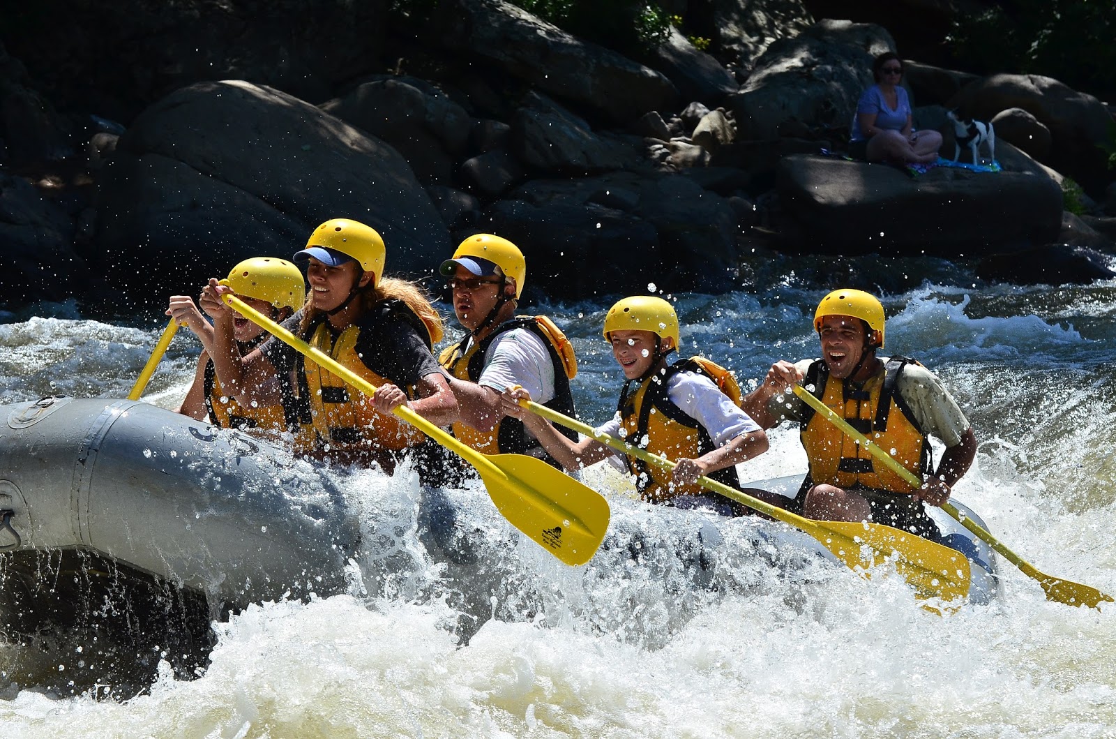 Camping and whitewater Rafting at Ohiopyle