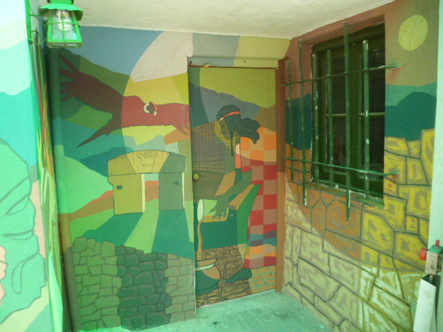 Mural en casa particular - Raúl García