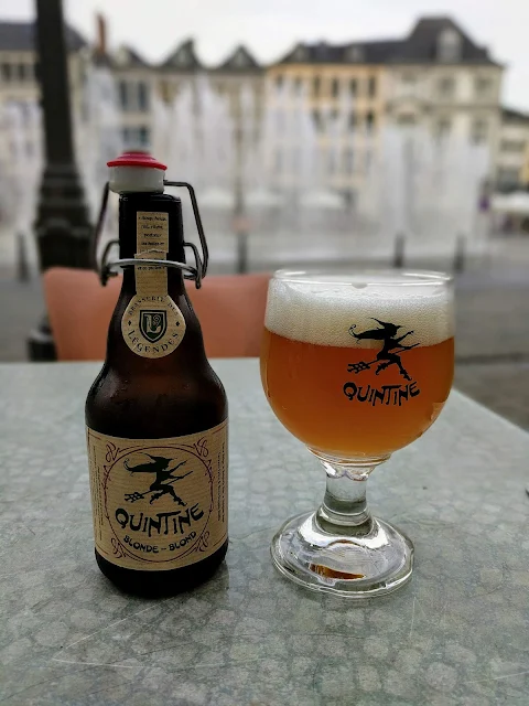 What to drink in Mons Belgium: Quintine Beer