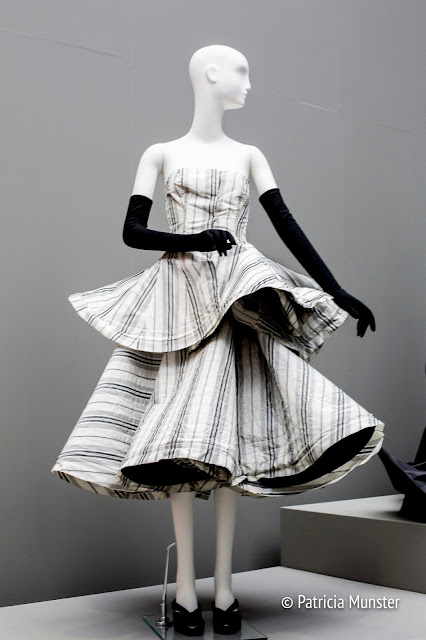 black and white dress