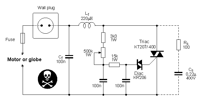 Controlul turatiei unui motor de curent alternativ la 220V ... hunter ceiling fan speed control capacitor diagram 