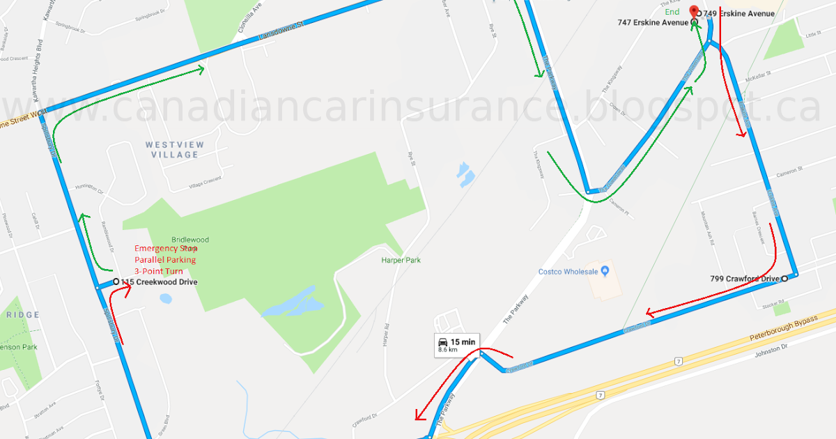 Ottawa Walkley G Road Test Route 1 Maps Printable Map vrogue.co