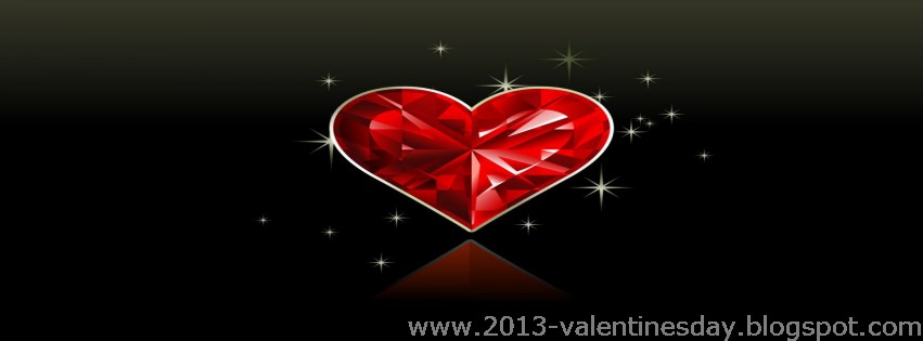 Valentines day Black Facebook Timeline Cover Pictures 2016