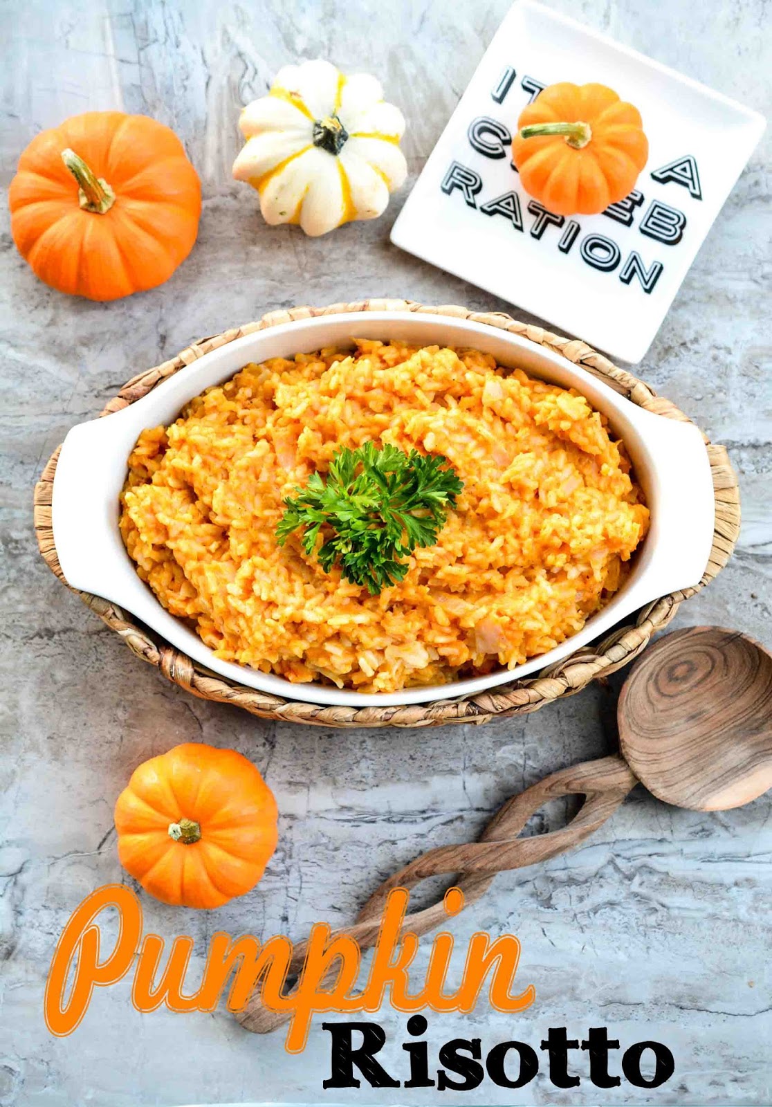 Theresa's Mixed Nuts: Thanksgiving Side Dish: Pumpkin Risotto