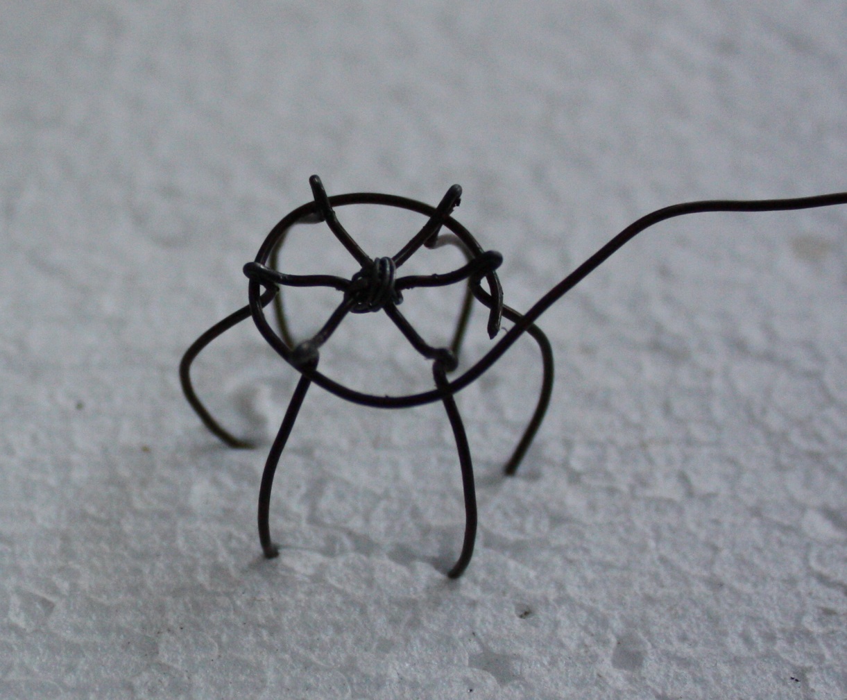 Lasituvan Miniatyyrit Lasitupa Miniatures DIY Metal wire basket