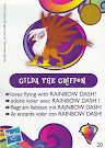My Little Pony Wave 10 Gilda the Griffon Blind Bag Card