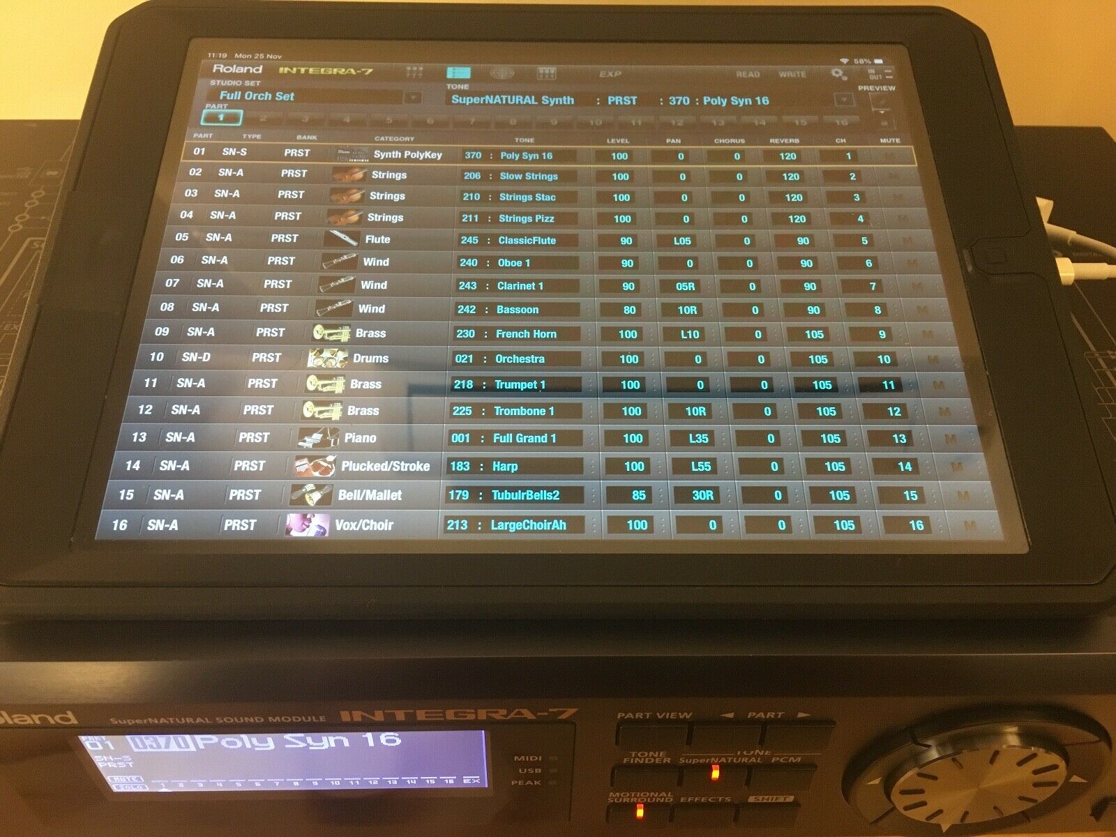 MATRIXSYNTH Roland Integra7 Synth Module