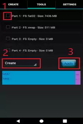 إصلاح كروت الذاكرة التالفة تطبيق Aparted إصلاح بطاقة الذاكرة الخارجية