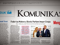 Press Release Kaltim Post Tanggal 14 Mei 2015 Tentang Parfum Federico Mahora