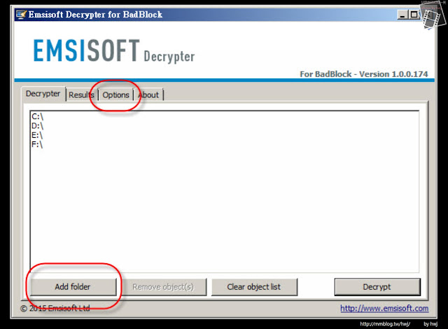 2016-06-15可怕的勒索病毒軟體ransomware BadBlock，有解了！被編碼後的檔案終於復原了！