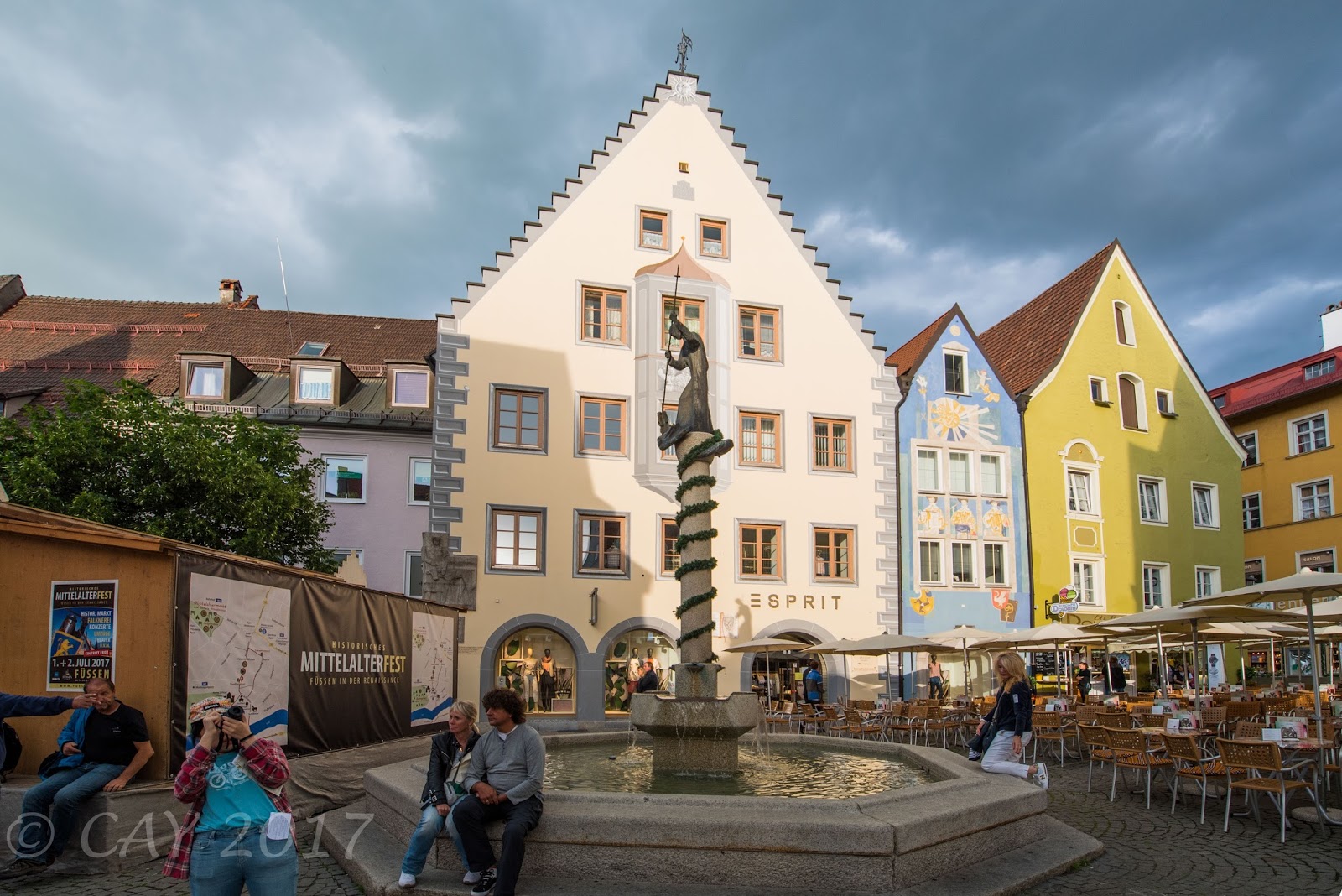 Travels With Rarecat Colourful Fuessen Bavarian Town