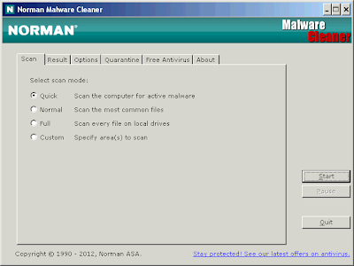 優秀的間諜軟體、惡意程式移除工具，Norman Malware Cleaner綠色免安裝版！