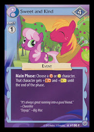 My Little Pony Sweet and Kind Premiere CCG Card