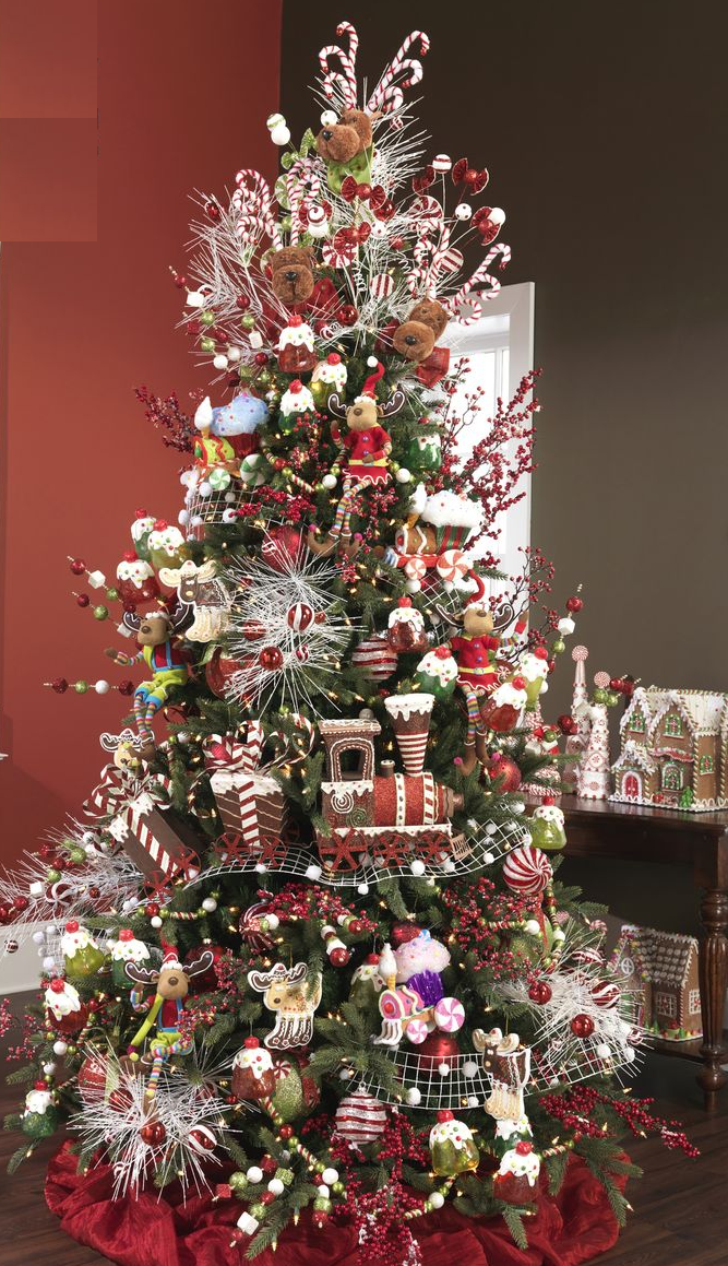 15 contoh dekorasi pohon  natal  christmas tree decorations 