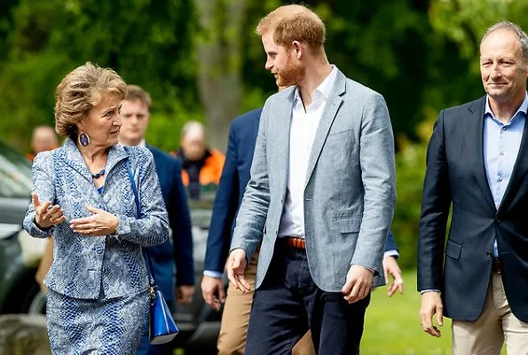 Prince Harry met with Dutch Princess Margriet. Duchess of Sussex, Meghan Markle and Archie Harrison Mountbatten-Windsor