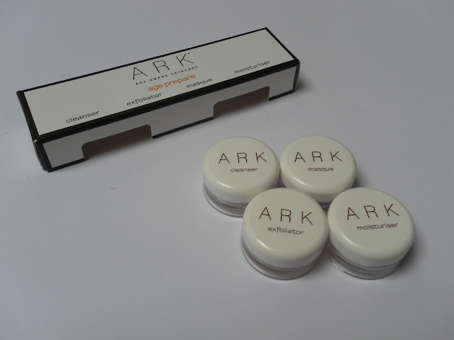 A picture of ARK skincare products