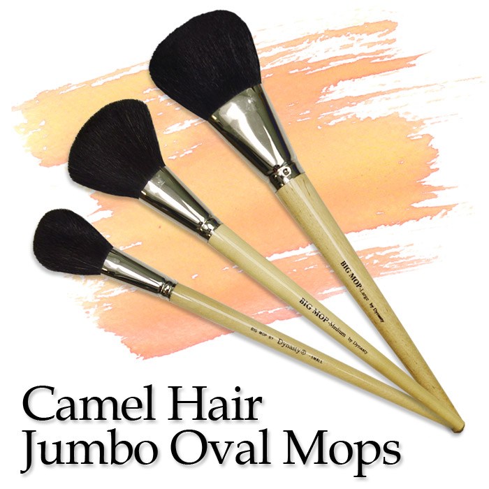 Dynasty's BIG MOP Watercolor Brushes