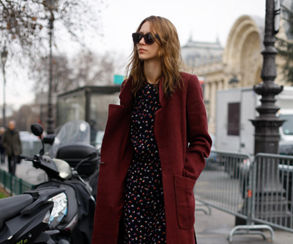THE SHADY SIDE: street style inspirations: burgundy details