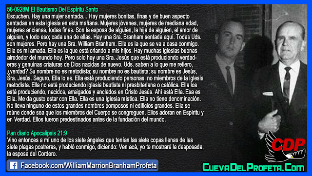 Hay muchas iglesias buenas hoy pero solo hay una Sra. Jesús - Citas William Branham Mensajes