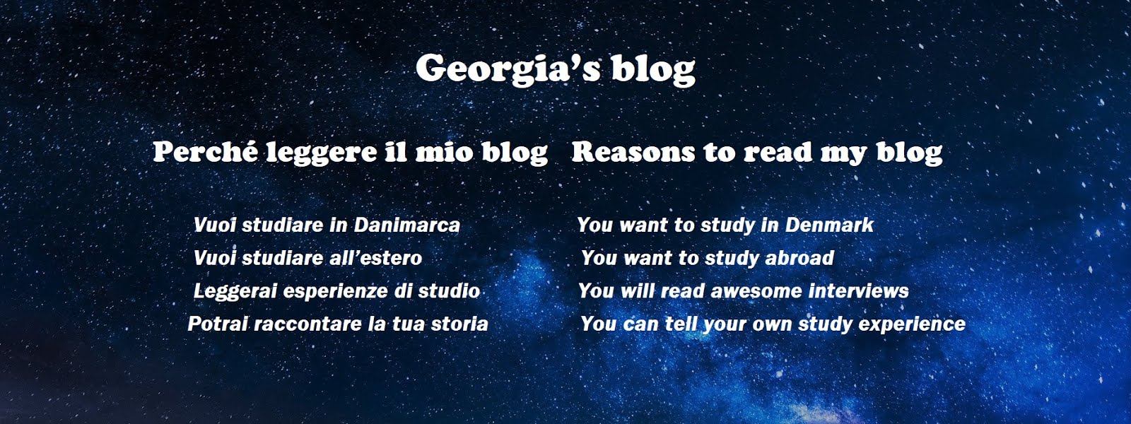 Studying abroad - Georgia's blog 