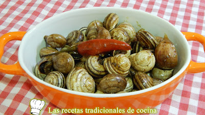 Receta fácil de caracoles picantes un delicioso aperitivo