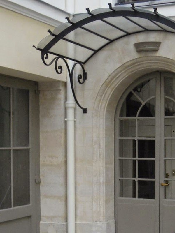 Effective ideas for a canopy made of glass