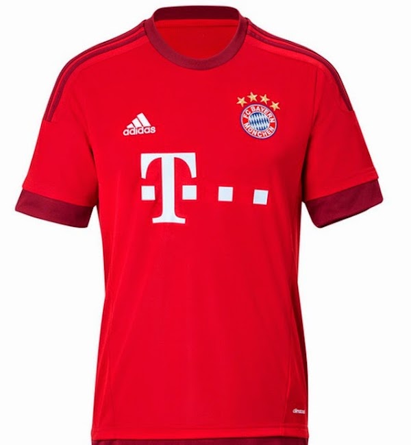 Oficial: Camiseta titular Adidas del Bayern Múnich 2015/2016