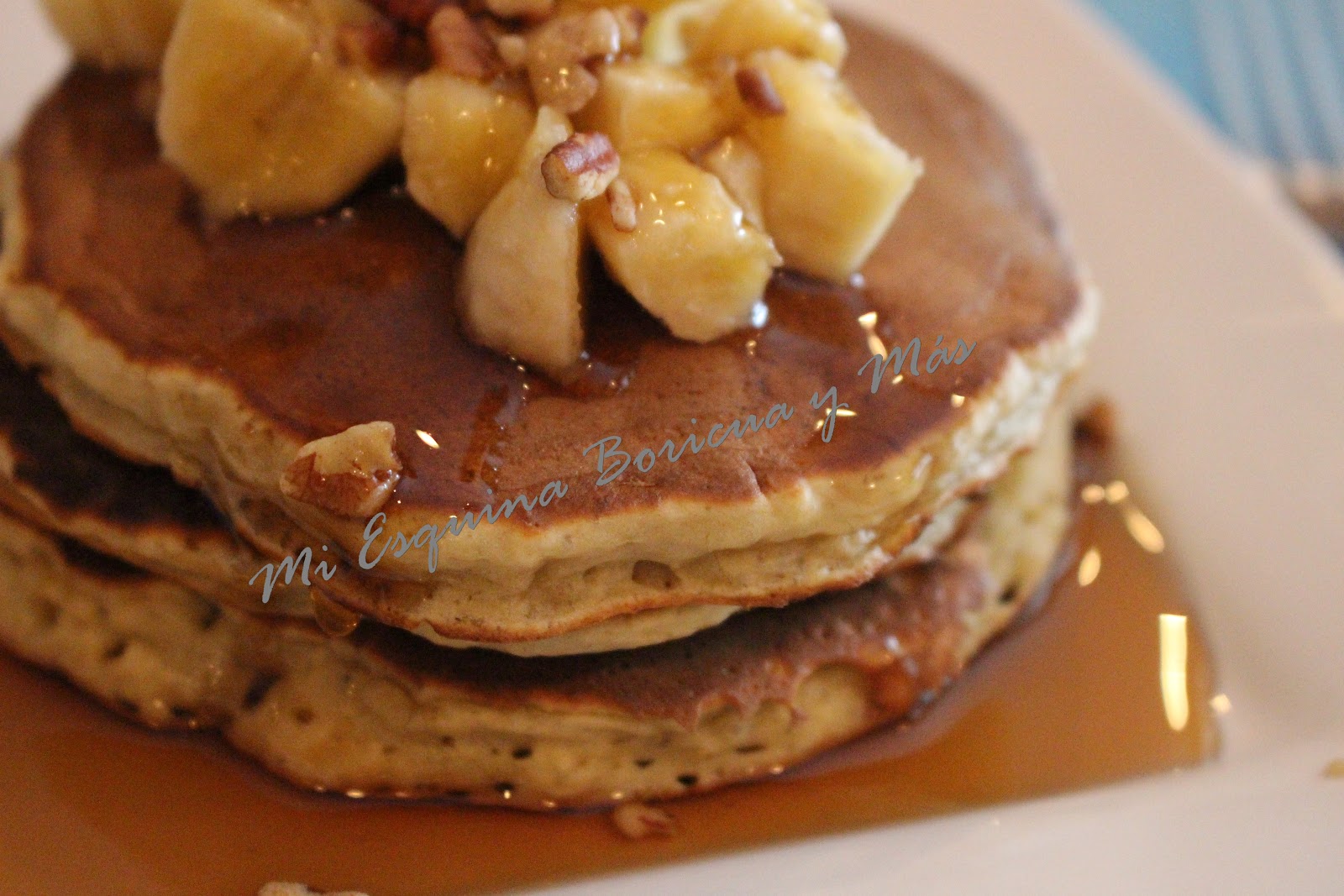 Mi Esquina Boricua y Más Pancakes de guineo saludables